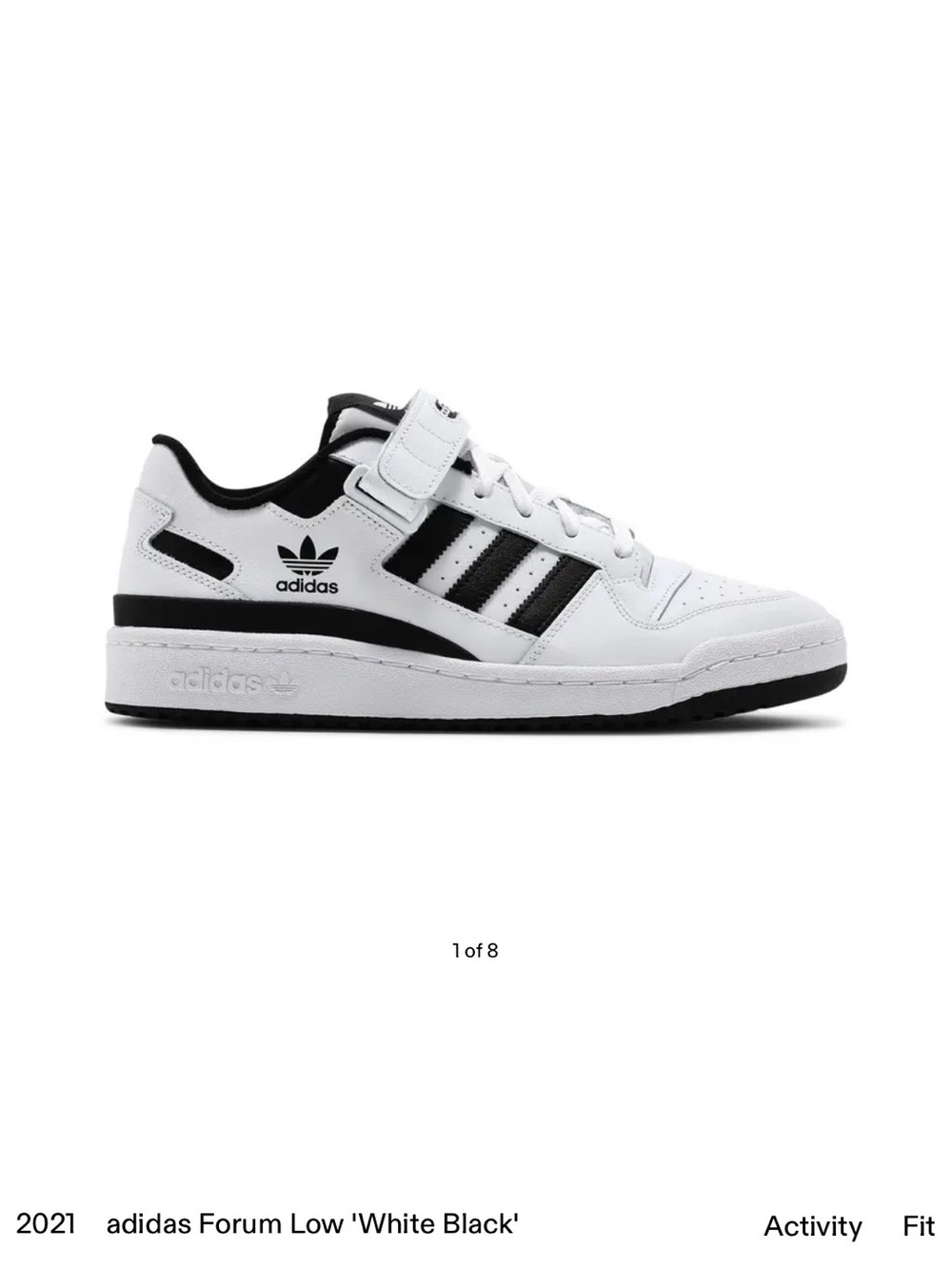 Adidas Forum Low Sneakers - White/Black